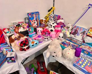 Boos, Stuffed Animals and Games