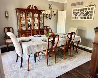 Dining Room Set, Dining Table and Chairs and Hutch