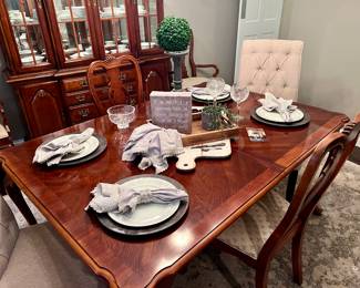 Lexington Dining Room Set, China Set and Decor