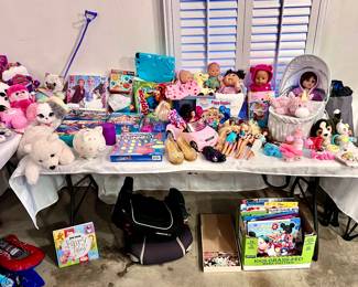 Kids Toys, Vintage Barbie’s, Dolls, Books Etc.