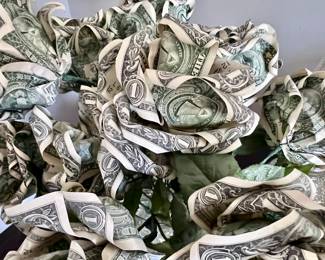 Real Money Floral Bouquet