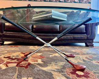 Golf Club Coffee Table