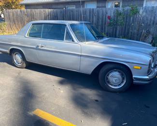 1972 Mercedes Benz 250C 
71,583 original miles 
Recently updated mechanics