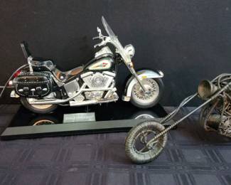  015 Harley Davidson Telephone Metal Harley Davidson Art