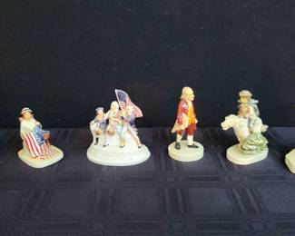 Set 6 of Revolutionary War Sebastian Miniatures 