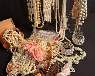Tangle Of Costume Jewelry Lot 3 