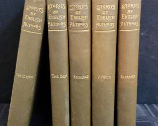 Set 5 of Antique Stories By English Authors