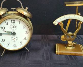 Vintage Alarm Clock Scale Made In Germany