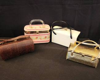  014 Vintage Square Purses