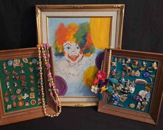 Painting Of Clown By J. Campanaro