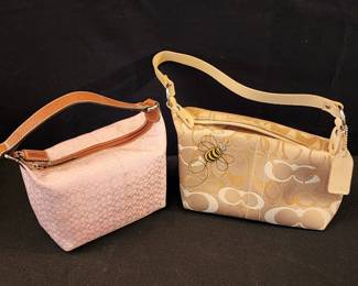  056 Signature Coach Mini Shoulder Bags 