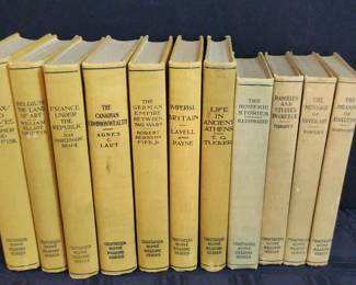 Set 11 of Antique Books From Chautauqua Home Reading Series 