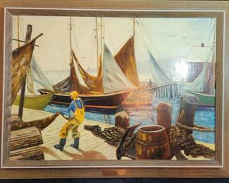  In Port by Carbis A. Walker