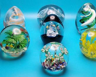 Colorful Large Paperweights 