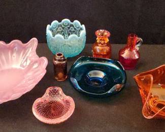 Assorted Beautiful Hand Blown Glass