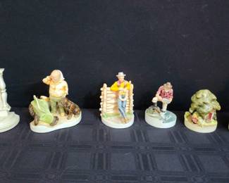 Set 6 of Sebastian Miniatures With Signature 