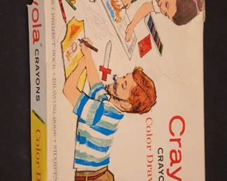 1958 No.72 Crayola Crayons Color Drawing Set
