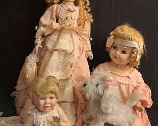 Dolls And A Dog