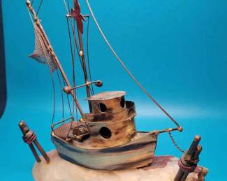 Fishing Boat Artist De Mott