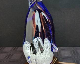  029 Glass Penguin Light