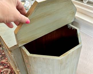 Vintage hand-painted sewing box