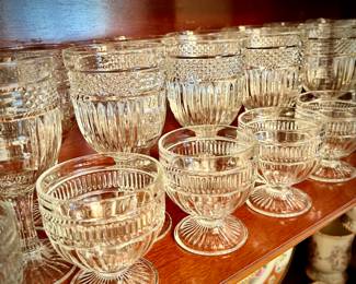 Vintage Anchor Hocking "Annapolis" and Libbey "Radiant" glassware