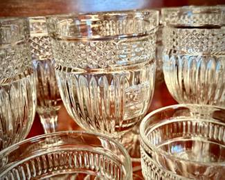 Vintage Anchor Hocking "Annapolis" and Libbey "Radiant" glassware