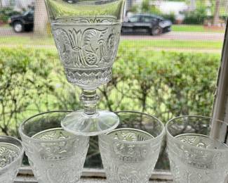 Clear Depression glass