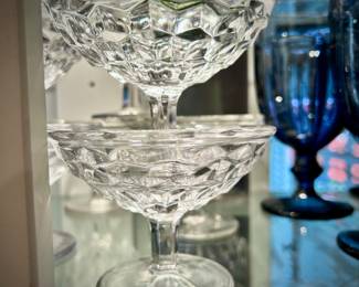 Vintage Fostoria sherbet bowls