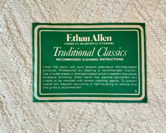 Ivory Ethan Allen "Traditional Classics" sofa