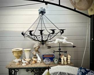 Outdoor statues and art