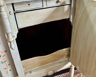 Vintage hand-painted sewing box