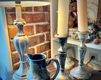 Pewter and silver collection