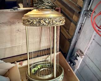 Vintage hanging oil rain lamp