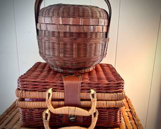 Vintage basket collection