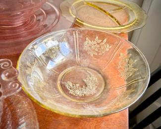 Yellow Depression glass