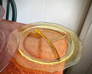 Yellow Depression glass