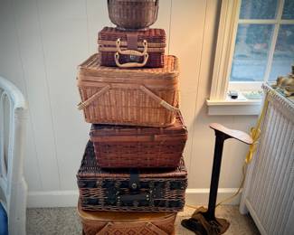 Vintage basket collection