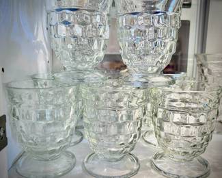 Vintage Fostoria glassware