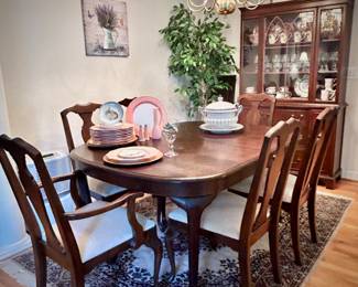 Vintage dining set and china cabinet