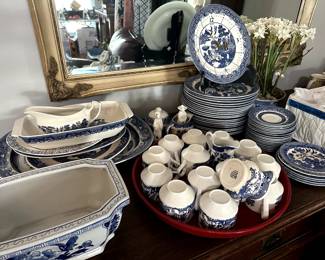 Blue Willow (Japan) and Willow (England)