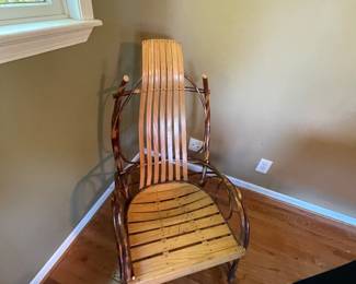 Unique bentwood chair