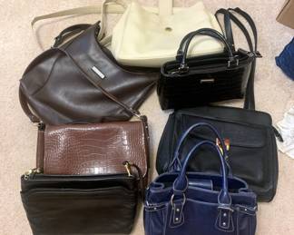 Woman's Handbags And Purses, Various Styles, Qty 7 