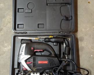 Craftsman LED Sabre Saw, Model S06H009435, In Hard Case, Powers On 