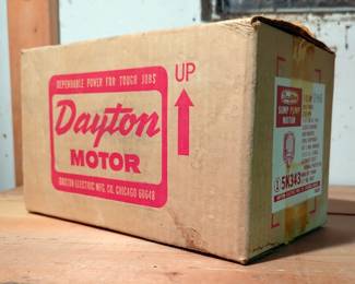 Dayton Sump Pump 1/3 HP Split Phase Motor, Model 5K343, Sealed In Original Box 