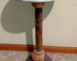 Marble Top Bistro Table, 22" x 12"