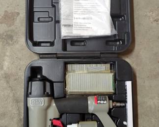Porter Cable Pneumatic Brad Nailer, Model BN200A, In Hard Case, Powers On