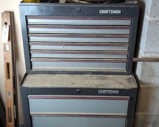 Craftsman Rolling 2 Section Toolbox, 54" X 27" X 18"