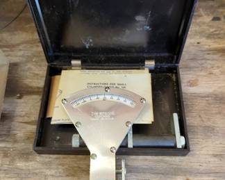 Zim Manufacturing Co Small Cylinder Gauge Model 165 In Case