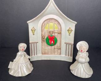 Vintage Christmas ceramic figurines Holland 